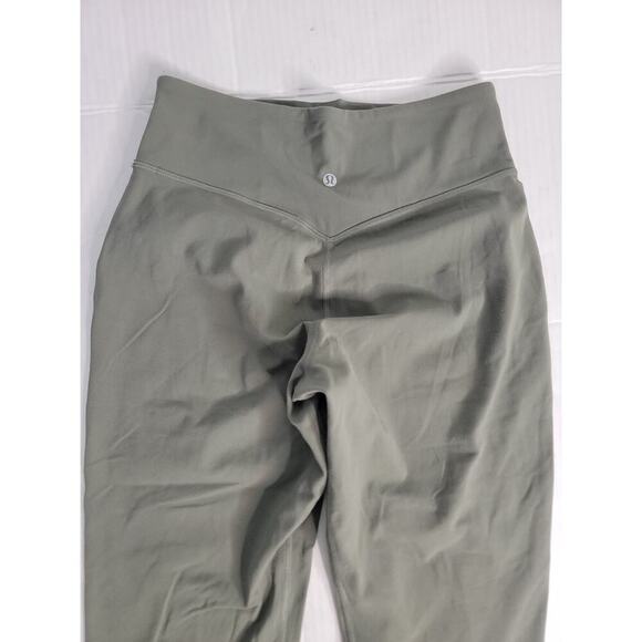 Lululemon Align Crop Jogger Size 6 Green 23" High Rise Pockets W6BDRS - Picture 8 of 10